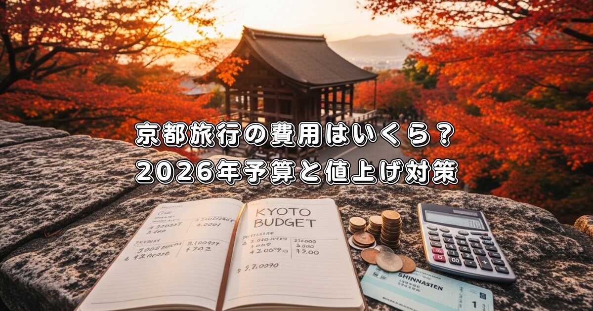 京都旅行の費用はいくら？2026年予算と値上げ対策