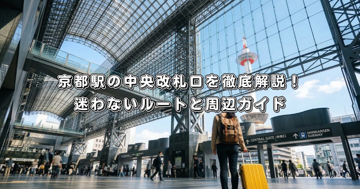 京都駅の中央改札口を徹底解説！迷わないルートと周辺ガイド